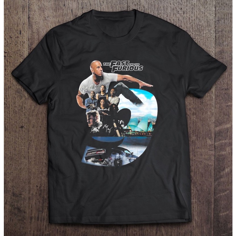 F9 Fast Saga Racing Movie Ff เสื้อยืดผ้าฝ้ายพิมพ์แบบกําหนดเองเสื้อยืดขนาดใหญ่