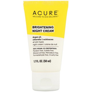 Acure, Brightening Night Cream, 1.7 fl oz (50 ml)