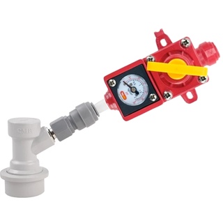 DUOTIGHT BLOWTIE 2 SPUNDING VALVE PRESSURE RELIEF WITH INTEGRATED GAUGE 0-15 PSI อุปกรณ์เสริม FermZilla Kegland