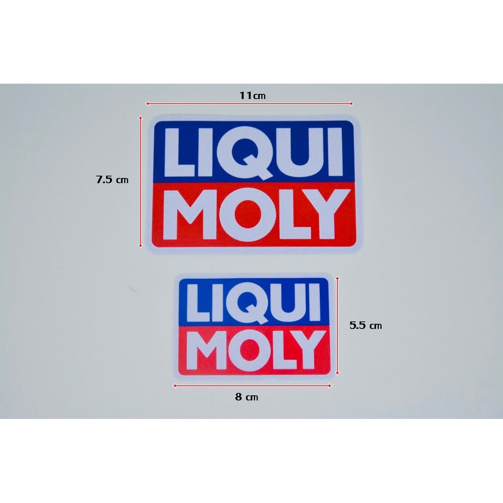 1แถม1 LIQUI MOLY สติ๊กเกอร์แต่งรถ