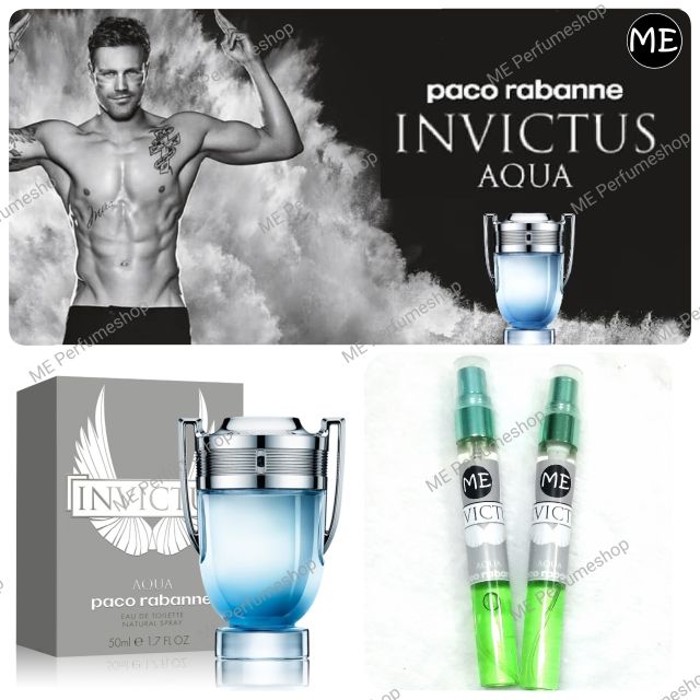 น้ำหอม Paco rabanne invictus aqua(ใสโค้ดลดได้อีก)