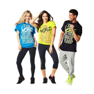 Zumba Wear : World Tour Tee (เสื้อยืดออกกำลังกายซุมบ้า)