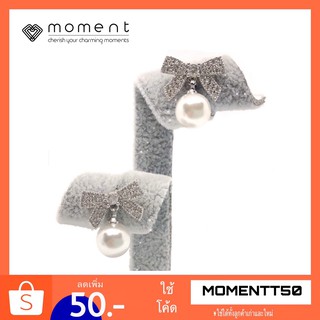 Moment ต่างหู C0003-S ก้านเงินแท้ 92.5% Nickle Free