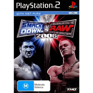 WWE SmackDown! vs. Raw 2006 แผ่นเกมส์ PS2