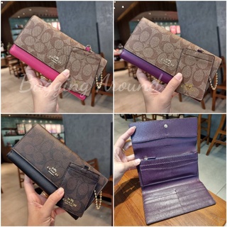 COACH TRIFOLD WALLET IN SIGNATURE