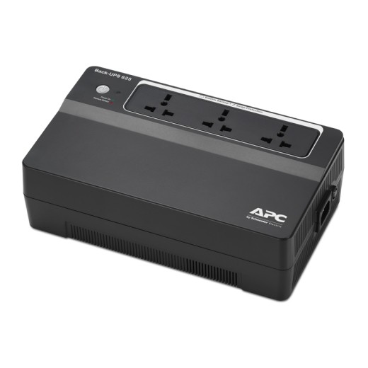 เครื่องสำรองไฟ APC Back-UPS 650VA, 230V, AVR, Floor, Universal Sockets รับประกันศูนย์2ปี