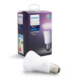 พร้อมส่ง💥Philips Hue White and Colour Ambiance Single Bulb 10W A60 E27