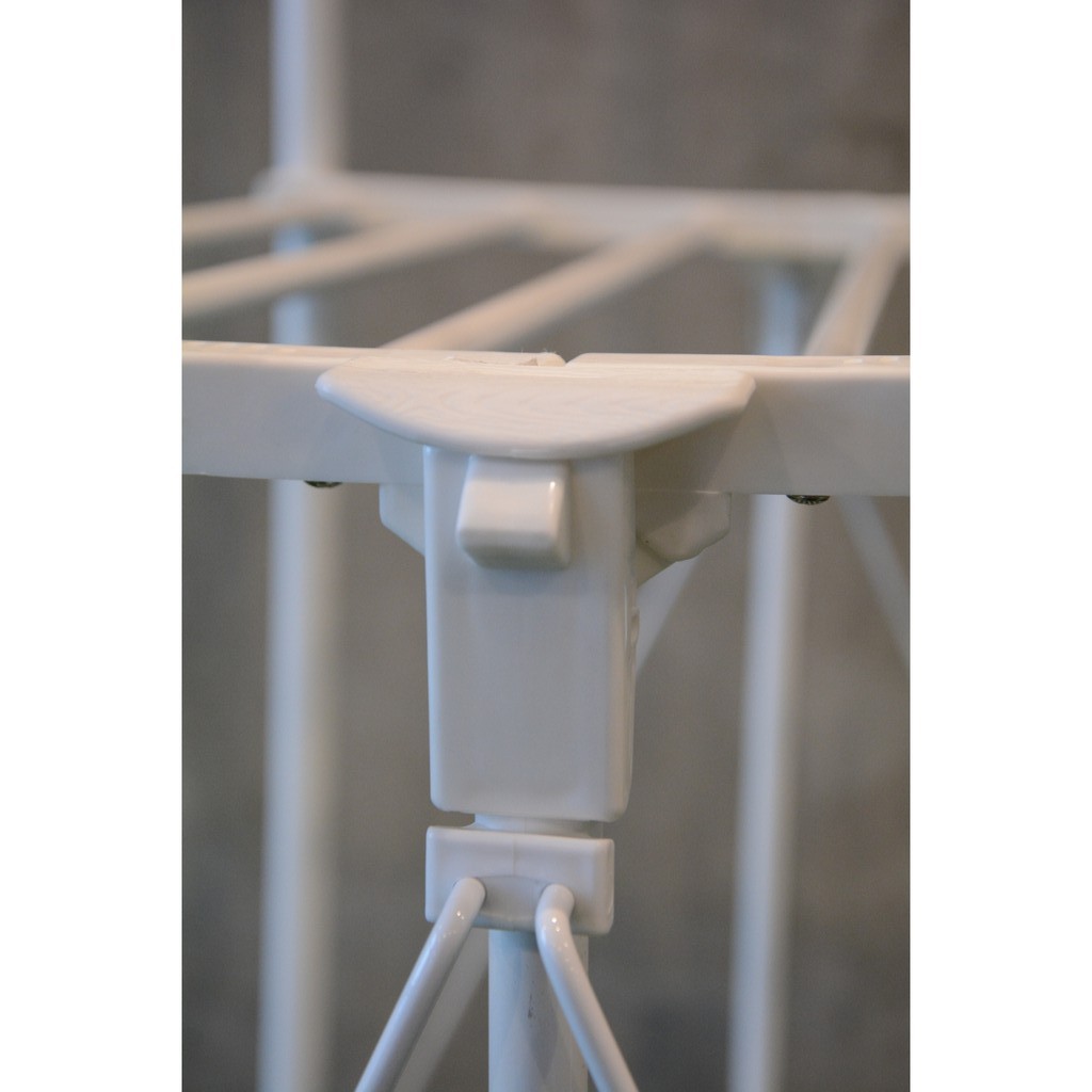 KOOM SQUARE ราวตากผ้าสแตนเลส พับเก็บได้ บาร์คู่ #VT-0330 - รูปที่ 3