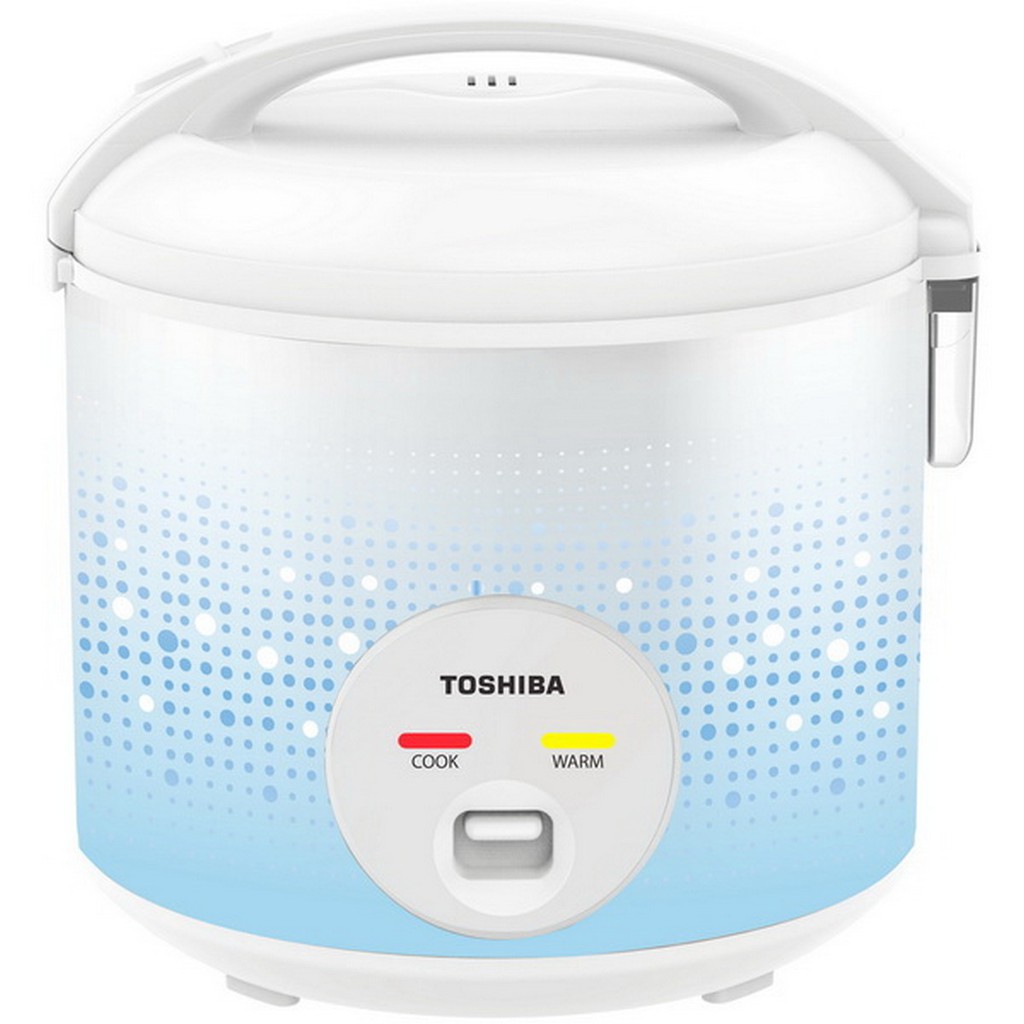 TOSHIBA หม้อหุงข้าวอุ่นทิพย์ โตชิบา รุ่น RC-T18JA 1.8 ลิตร 700W สีฟ้า