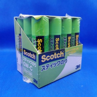 กาวแท่ง Scotch 3M GW-C ขนาด: 25กรัม (1กล่อง/12อัน)