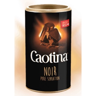 ผงเครื่องดื่มโกโก้ Caotina Noir Pure Sensitive ดาร์กช้อกโกเลตมีส่วนผสมของโกโก้ 45% ขนาด500ml