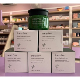 Innisfree green tea seed cream 50ml เผยผิวหน้ากระจ่างใส