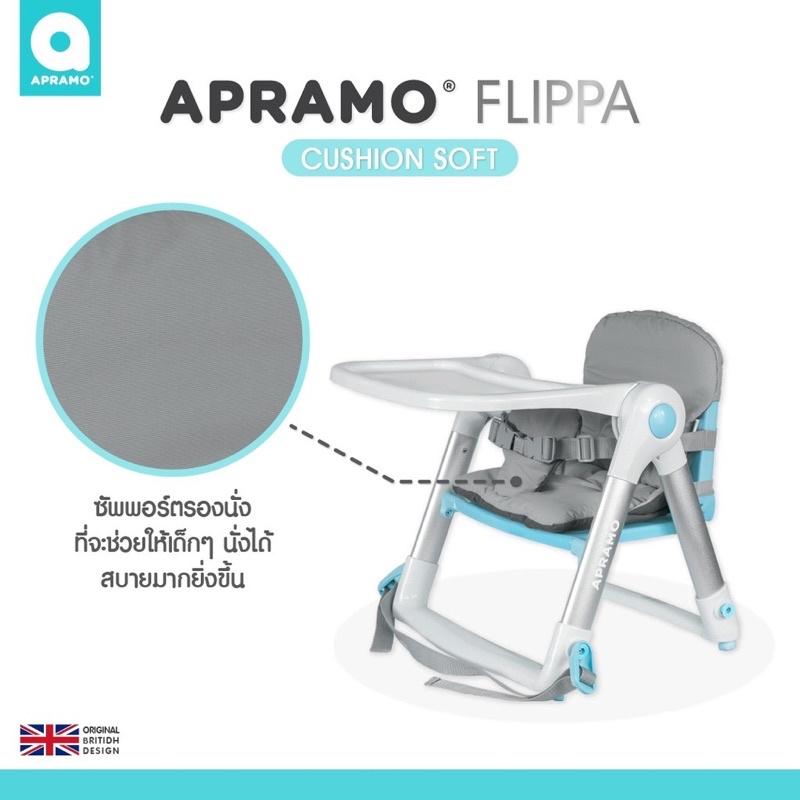 [มือสอง เหมือนใหม่] Apramo Flippa Cushion Soft เบาะรองซัพพอร์ต