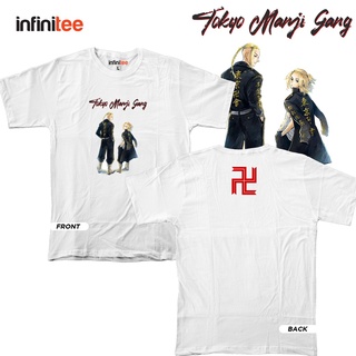 ไม่มีที่สิ้นสุด Tokyo Revengers Sano Mikey and Draken Anime Manga Shirt in White  เสื้อยืด  สำหรับผู้ชาย Women Top