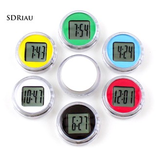 【lowest price】Waterproof Mini Motorcycle Bike Sticky Digital Display Clock Watch Office Decor