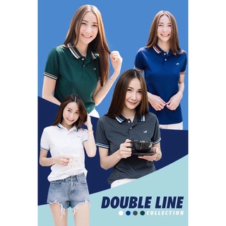 เสื้อโปโลบลูตัส Bulltus Brand รุ่น double line ทุกสี