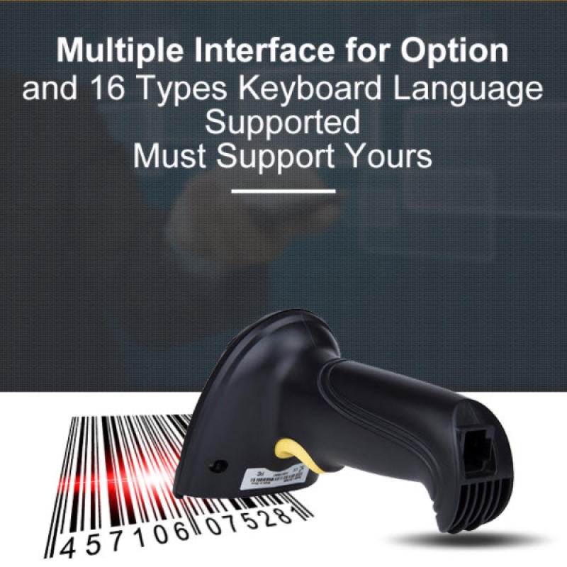 Loyverse pos เครื่องอ่านบาร์โค๊ดสแกนเนอร์ POSSCAN LSH2500 1D USB Barcode Scanner อ่านไว แม่นยำ