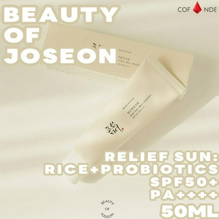 BEAUTY OF JOSEON RELIEF SUN SPF50+ PA++++ 50ML ครีมกันแดด Moisturizing บํารุงผิวกาย ครีมกันแดดหน้า