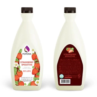 Pomona - Strawberry Smoothie โพโมนา สมูทตี้ สตรอว์เบอร์รี 2 kg [ผลิตจากประเทศเกาหลี]