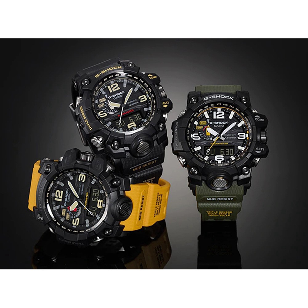 Casio G-Shock Tough Solar Triple Sensor Watch GWG-1000-1A3 GWG-1000-1A GWG-1000-1A1 Men's watch Z1aO