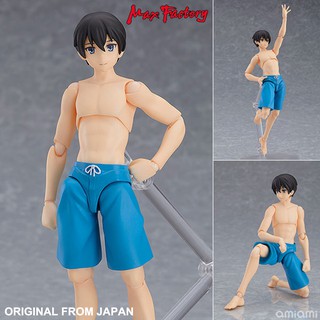 Figma งานแท้ Original ฟิกม่า Max Factory Sword Art Online ซอร์ดอาร์ตออนไลน์ Ryo Kirito คิริโตะ เรียว Male Swimsuit Body