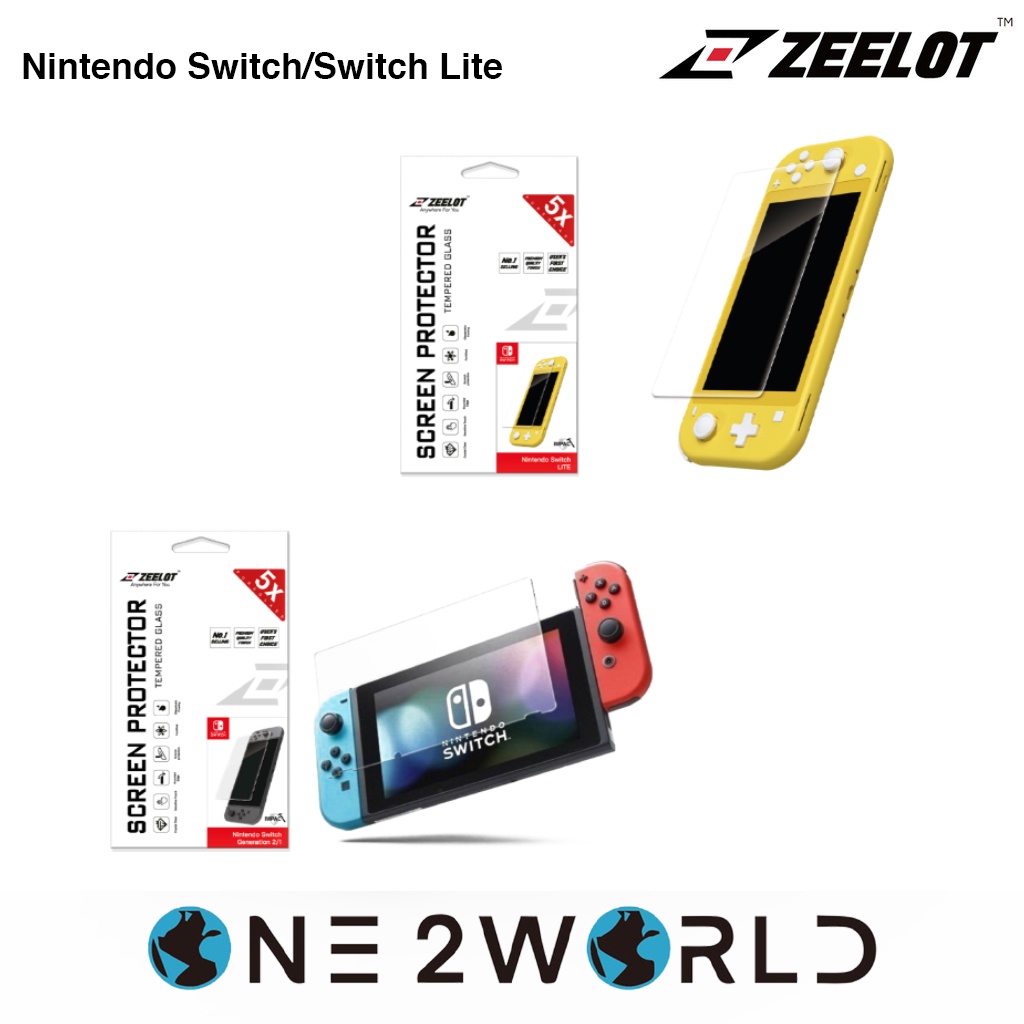 ZEELOT กระจกนิรภัย Nintendo Switch/Switch Lite