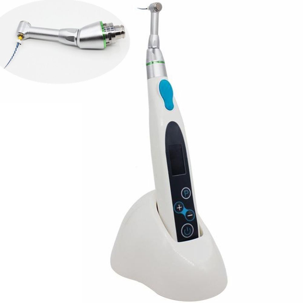 Dental Mini Endodontic Endo Motor Treatment 16:1 Contra Angle ไร้สายไร้สาย Root Canal มอเตอร์ไร้สาย