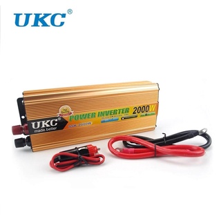 Thaivasion UKC Power Inverter 2000W with Charger 12V DC to 220V AC Output