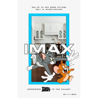 โปสเตอร์ IMAX Tom &amp; Jerry ขนาด 11.5 X 16.5 นิ้ว (A3)