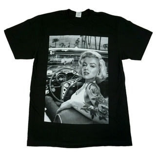 Marilyn เสื้อยืดแขนสั้น พิมพ์ลาย Monroe West Coast Art Rap สไตล์ฮิปฮอป พลัสไซซ์ สําหรับผู้ชาย