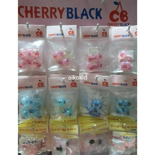 Cherry black 📣📣ลดเยอะมาก ยางรัดผม CB จากญี่ปุ่นเหมายกแผงมาเลยค่ะ ราคาสุดคุ้มหมดแล้วหมดเลยค่ะ