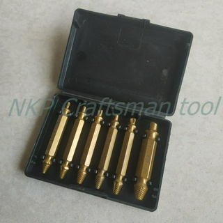 120STANNOX สีทอง 6 ตัวชุด รุ่น ( Screw Extractor) อย่างดี
