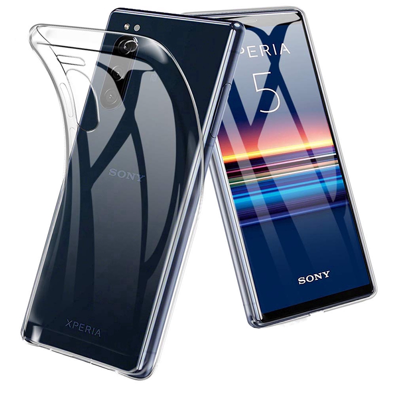 สําหรับ Sony Xperia 1 ii 1 iii 5ii 10 iii 5 IV 10 V Xz3 Xz1 Xz2 Premium Clear Crystal Silm Soft Gel TPU Case Cover