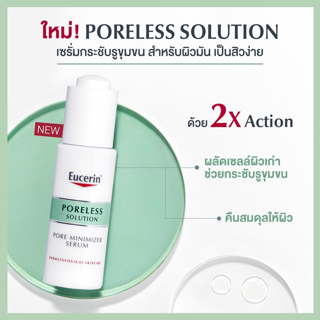 พอร์เซรั่ม ยูเซอริน Eucerin Poreless Solution Pore Minimizer Serum 30ml ...