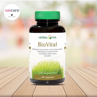 Herbal One BioVital 60 เม็ด ไบโอไวทัล (สารสกัดจากต้นข้าวสาลีอ่อน) อ้วยอันโอส