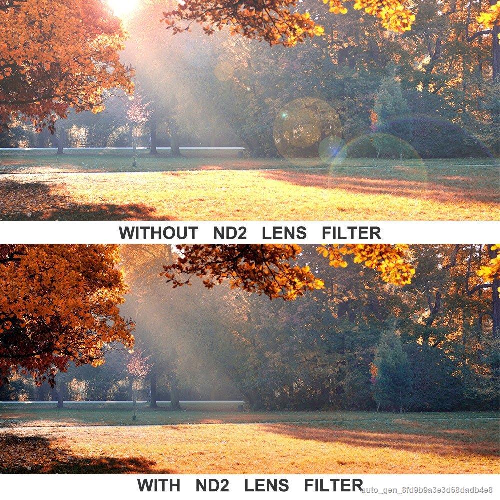 Nd2 Nd4 Nd8 Neutral Density Nd Filter amp Adapter Ring Lens Cap Keeper