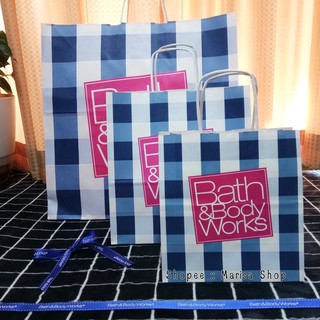 แท้ !! ถุงกระดาษ Bath and Body Works  ถุง BBW