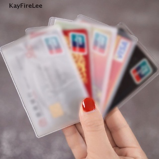 Kayfirelee เคสใส่บัตรเครดิต Pvc ใส กันน้ํา