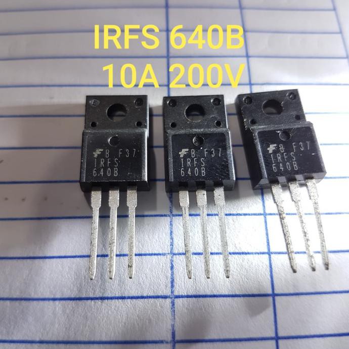 Irfs640B Irfs 640 Irfs 640B Mosfet 200V 10A Mospet 10 Ampere 200Volt