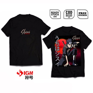 เสื้อยืดผ้าฝ้าย Shisui UCHIHA NARUTO SHIPPUDEN เสื้อยืด ลายอนิเมะ ANBU UCHIHA CLAN KONOHA MANGA MANGEKYO SHARINGAN KURAM