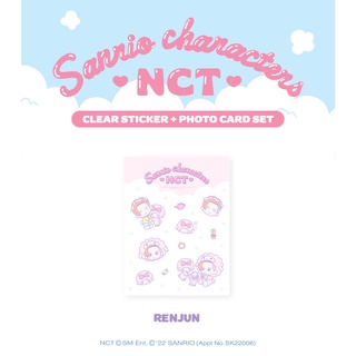 [NCT X SANRIO Collaboration] - Clear Sticker + Photo Card SET - RENJUN