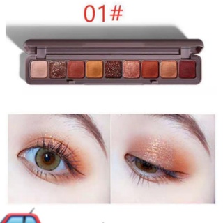 อายแชโดว์กลิตเตอร์สําหรับแต่งหน้า อายแชโดว์  Eye Shadow เม็ดสีแน่น รุ่นขายดี แต่งได้ทุกลุค พาเลทตาสไตล์เกาหลี