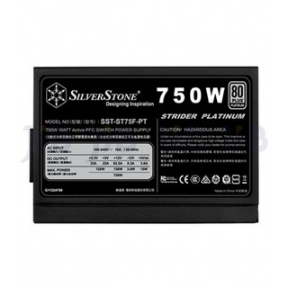 SilverStone PSU (80+ Platinum) ST75F-PT (750w.)