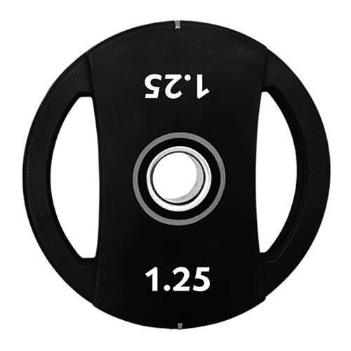 แผ่นน้ำหนัก โอลิมปิค หุ้มยาง ยูรีเทน Urethane Olympic plate - 1.25KG. OSP09