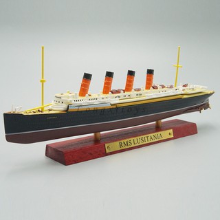 Atlas 1:1250 ของเล่นโมเดลเรือ Diecast RMS Lusitania Ocean Liner Cruiser สําหรับเก็บสะสม