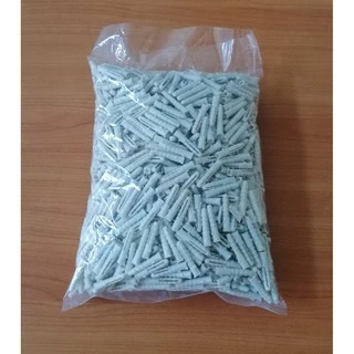 พุกพลาสติก พุ๊กพลาสติก พุกยึดติดผนัง เบอร์ 6,7,8 Wall plug (1กิโล) ใช้กับผนังปูน เหนียว ไม่แตกง่าย