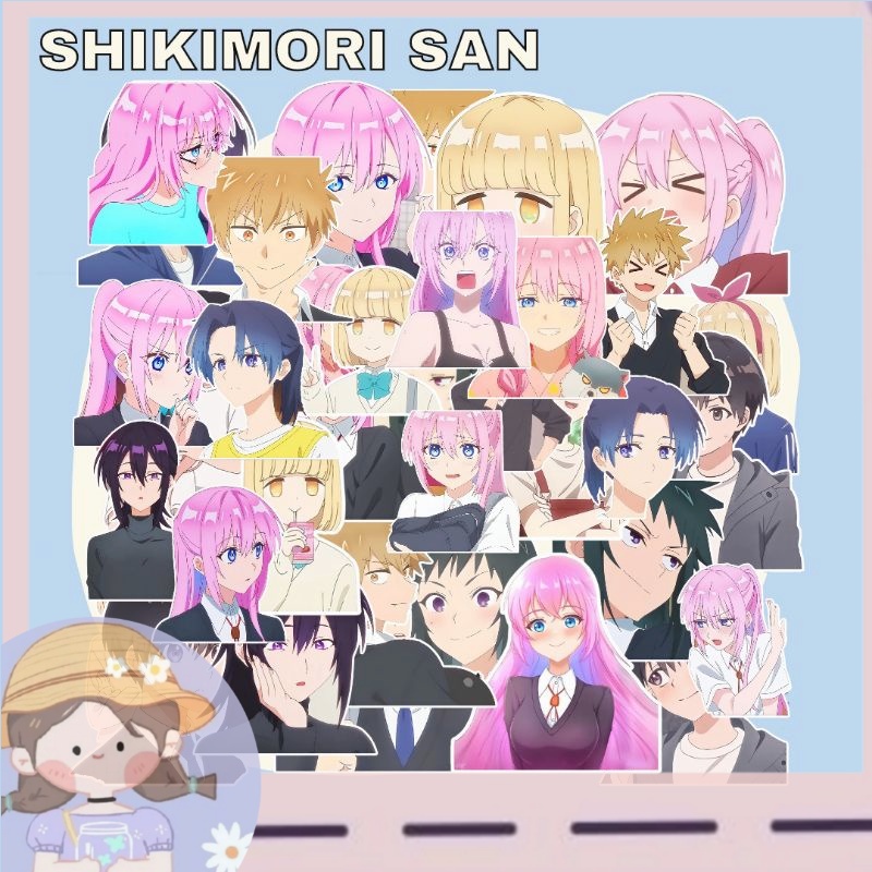 โปรโมชั่นสติ๊กเกอร์ SHIKIMORI SAN 9PCS KAWAI DAKE NO SHIKIMORI SAN (กันน้ํา)