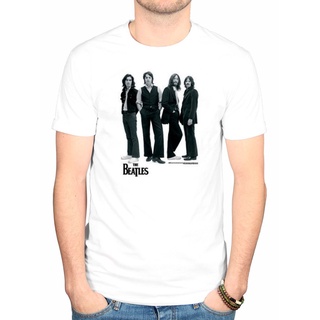 เสื้อยืด ผ้าฝ้าย พิมพ์ลาย The Beatles Iconic Image Lennon McCartney Hearts สําหรับผู้ชาย IOU126WQE9808