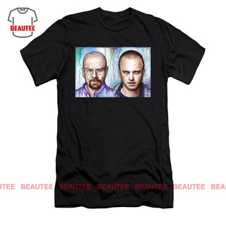 เสื้อยืด พิมพ์ลาย Walter and Jesse Breaking BadS-5XL