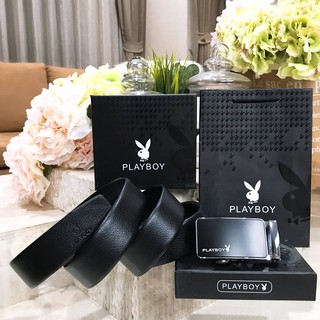 PLAYBOY MEN FACTORY LEATHER BELT เข็มขัดรุ่นยอดนิยมจาก Playboy Factory